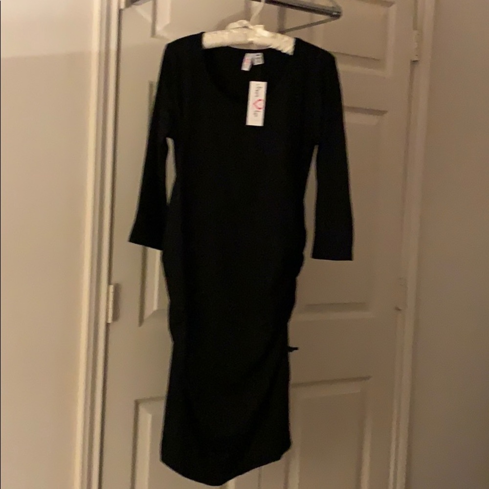 Black Maternity Dress